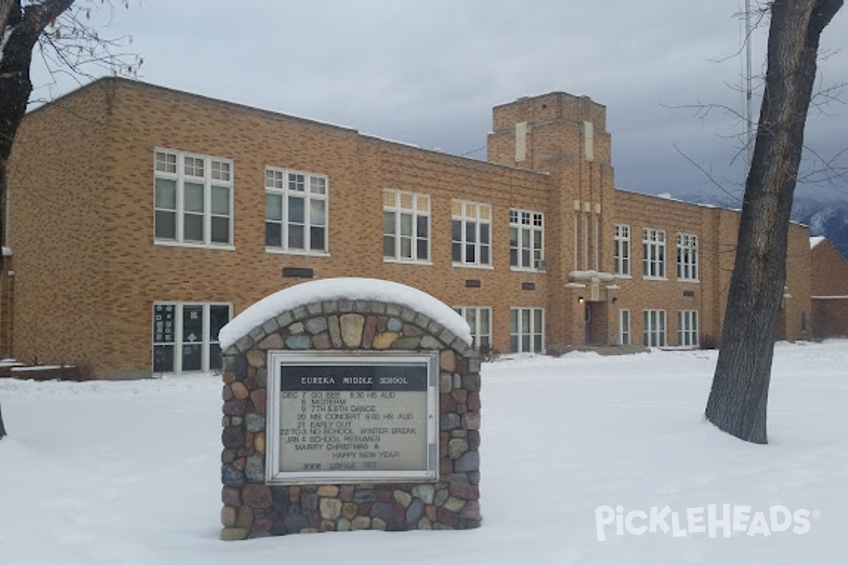 Photo of Pickleball at Eureka Public School District, Middle School gym, Eureka, MT